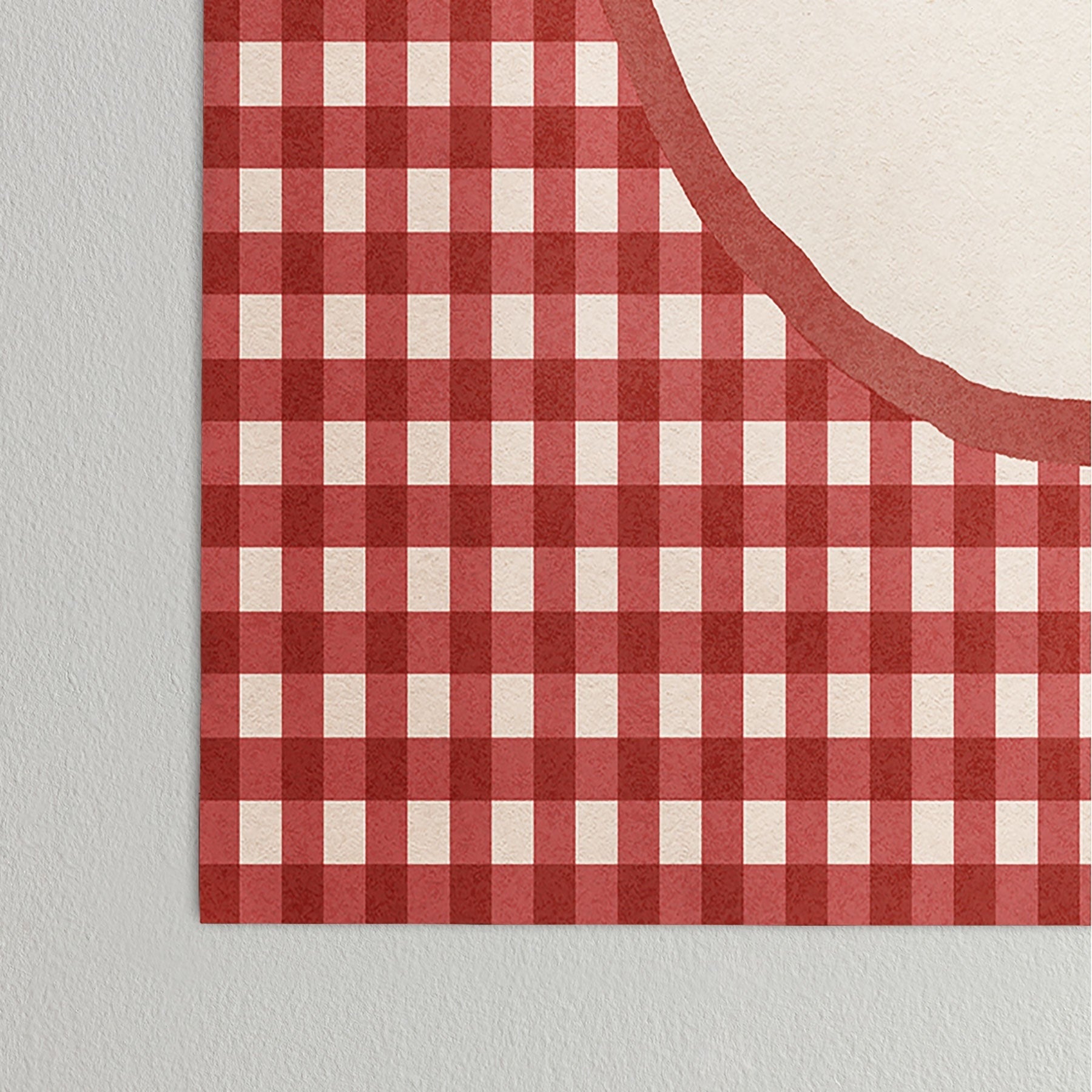 DENY Designs Gingham Eagle Poster