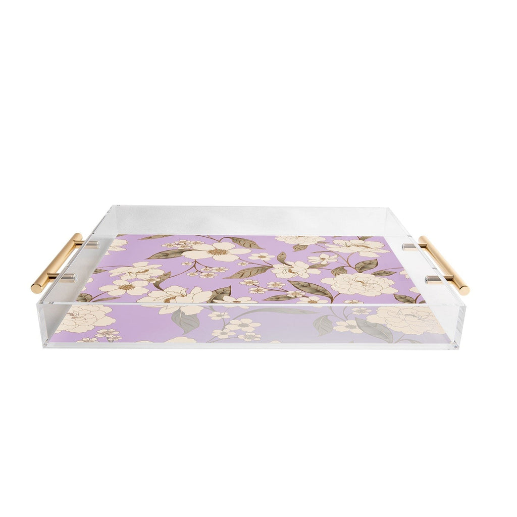 Gabriela Fuente Roberta lilac Acrylic Tray