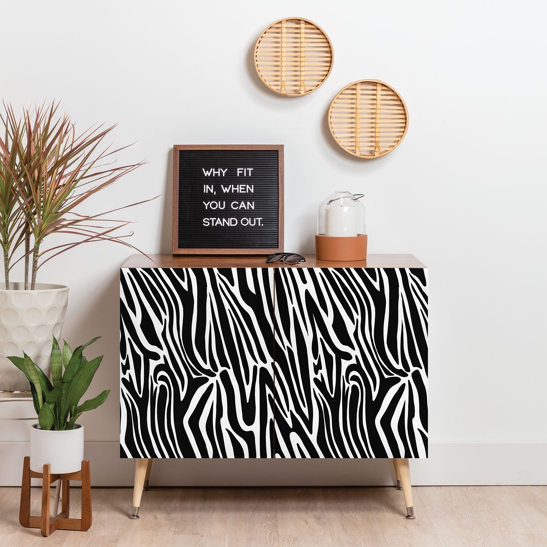 Jennifer Labre Wild Zebra Credenza