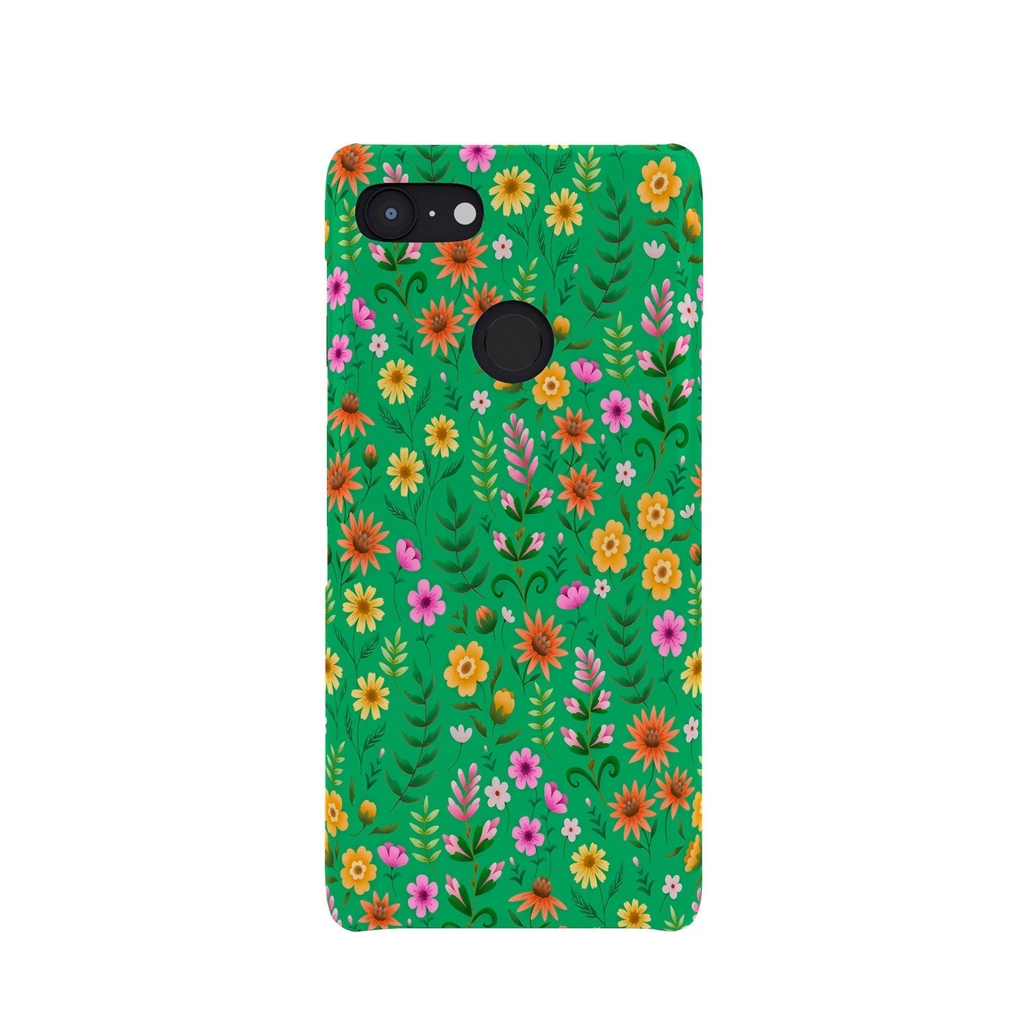 Pimlada Phuapradit Ditsy Spring Floral Green Phone Case