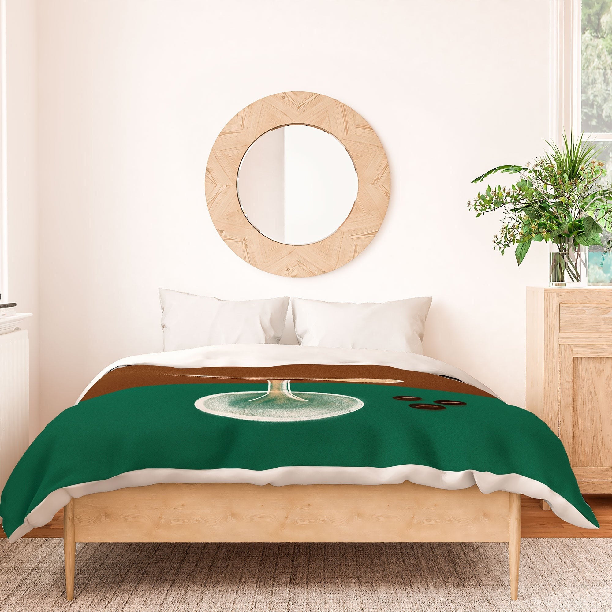 Design by Spark Expresso Martini Coffee Beans Duvet Cover