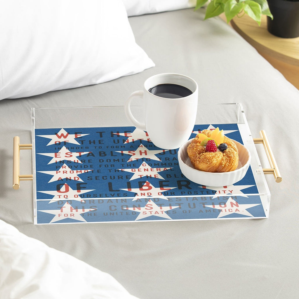 DENY Designs Starred Preamble Acrylic Tray