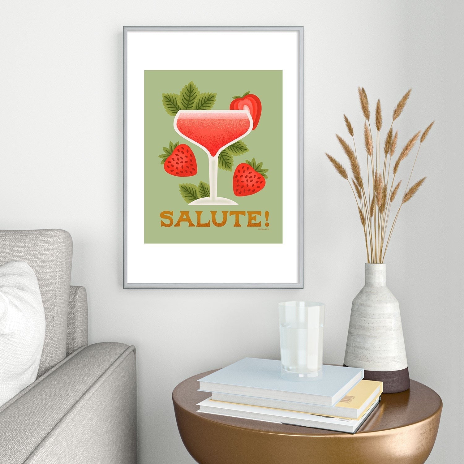 Jessica Molina Rossini Metal Framed Art Print