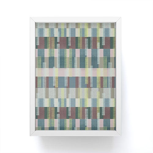 Marta Barragan Camarasa Dynamic Linear Blocks Framed Mini Art Print