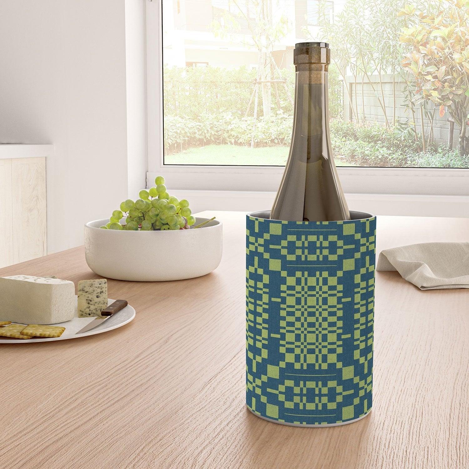 Marta Barragan Camarasa Nostalgic Grid Design Wine Chiller