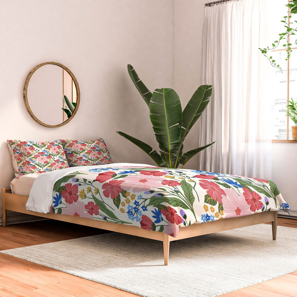Design by Spark Wild Bloom Flowers Comforter