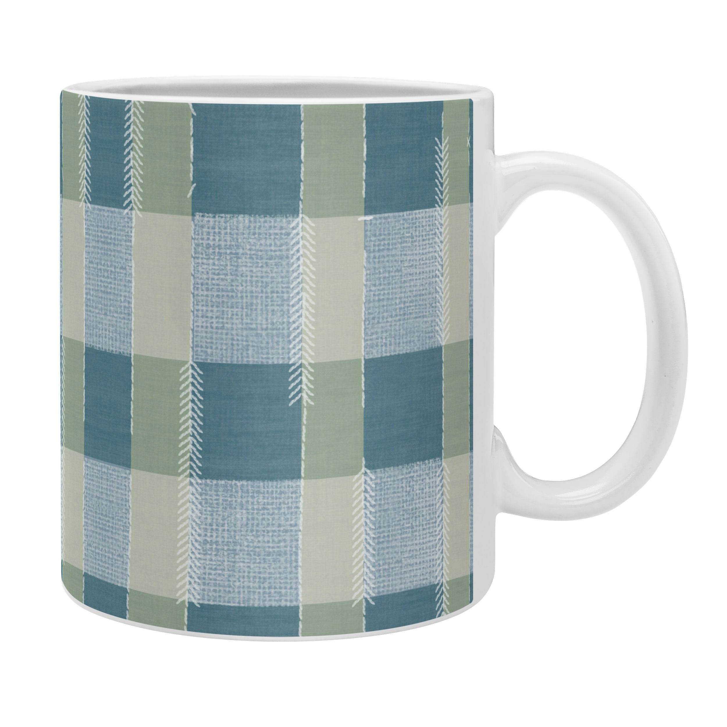Marta Barragan Camarasa Country Style Checks Coffee Mug
