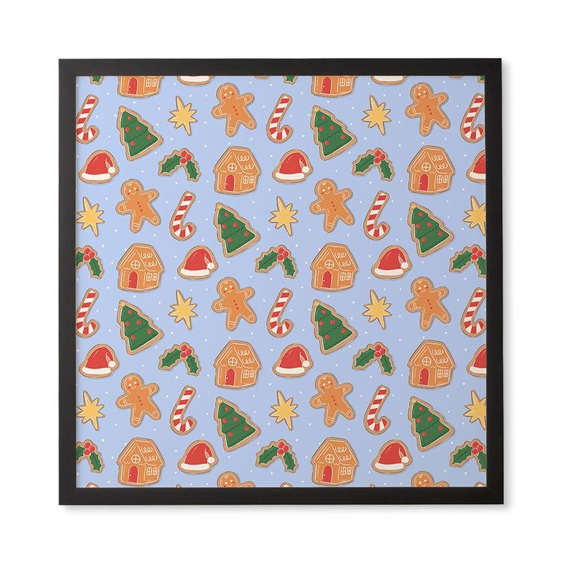 Love_Ryming Christmas Cookies Framed Wall Art
