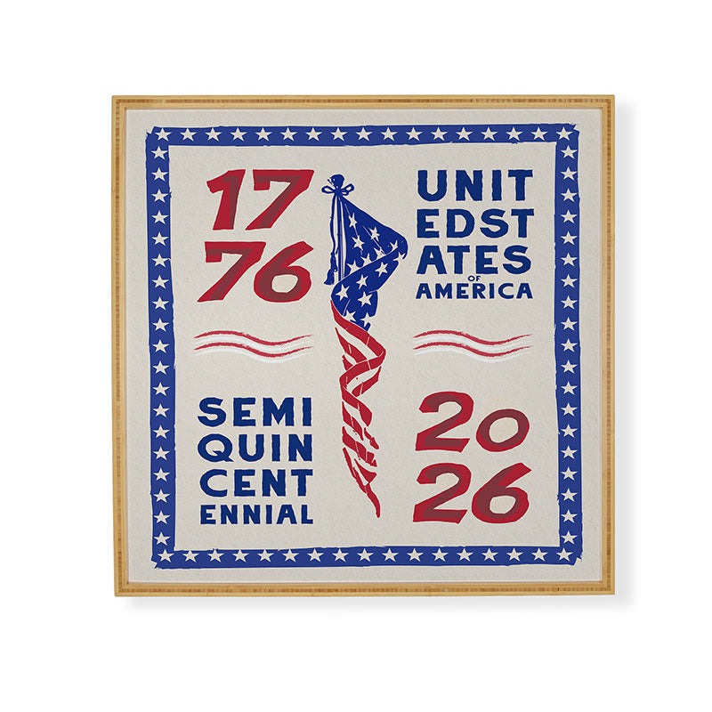 DENY Designs Retro 76 26 Framed Wall Art