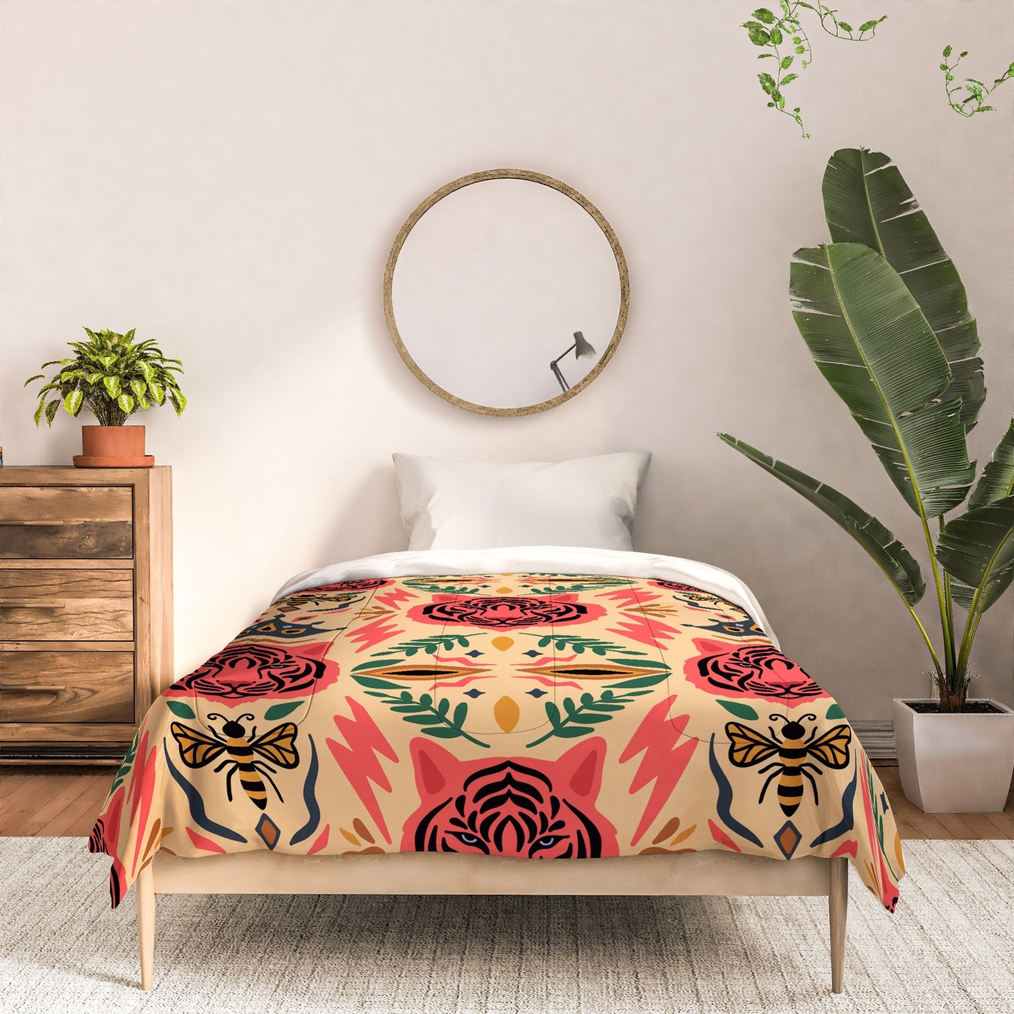 Design by Spark Tigress Queen Bee Comforter