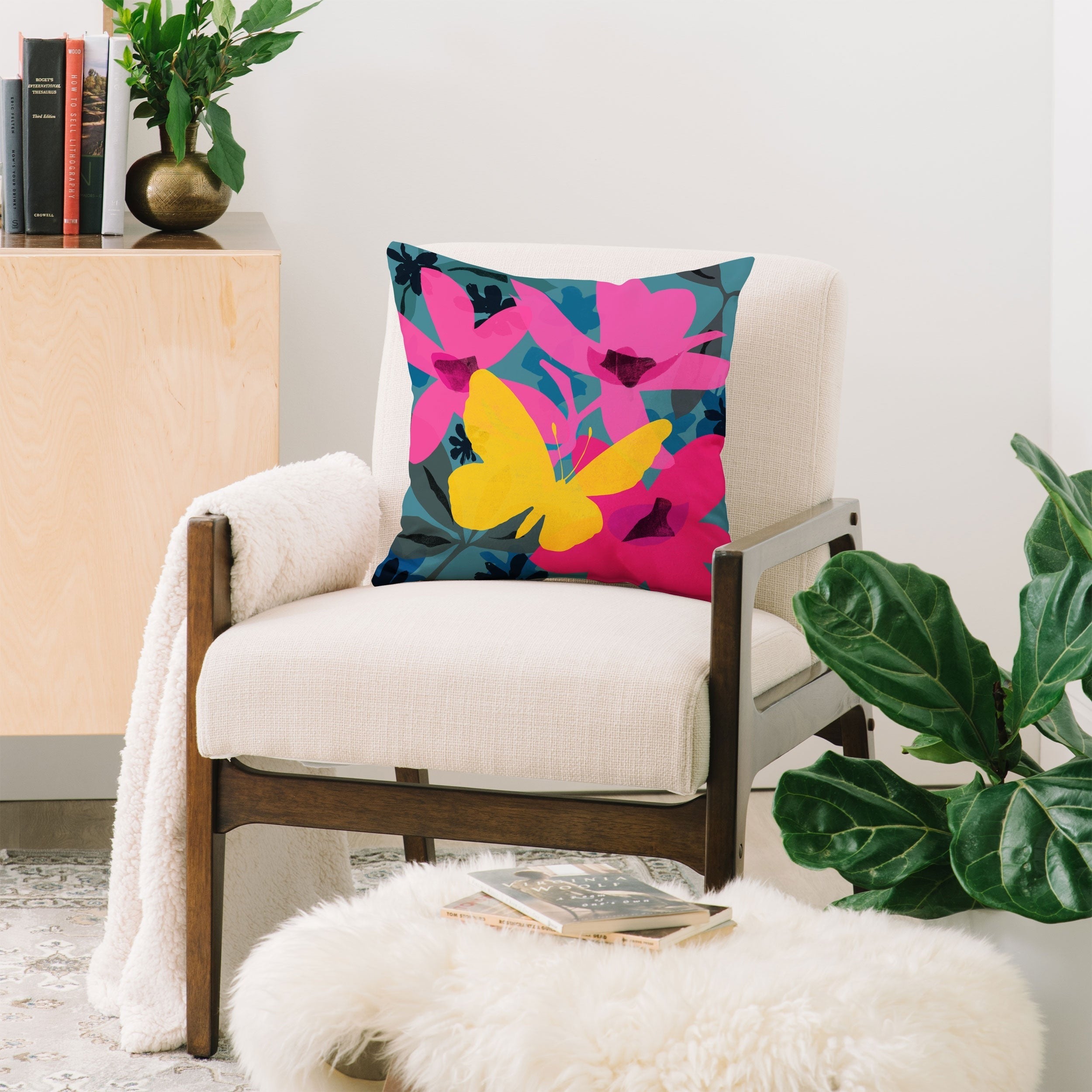 Garima Dhawan wild 1 Throw Pillow