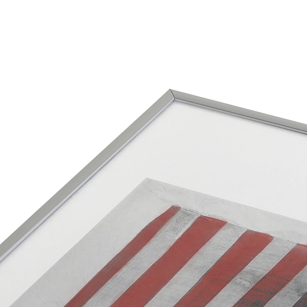DENY Designs Flag Attributed to Elizabeth Schuyler Hamilton Metal Framed Art Print