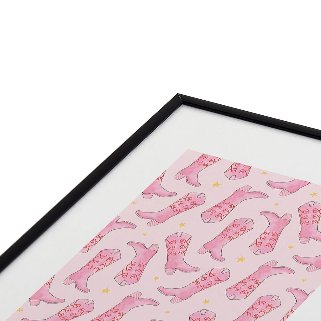 Love_Ryming Stars and Boots Metal Framed Art Print