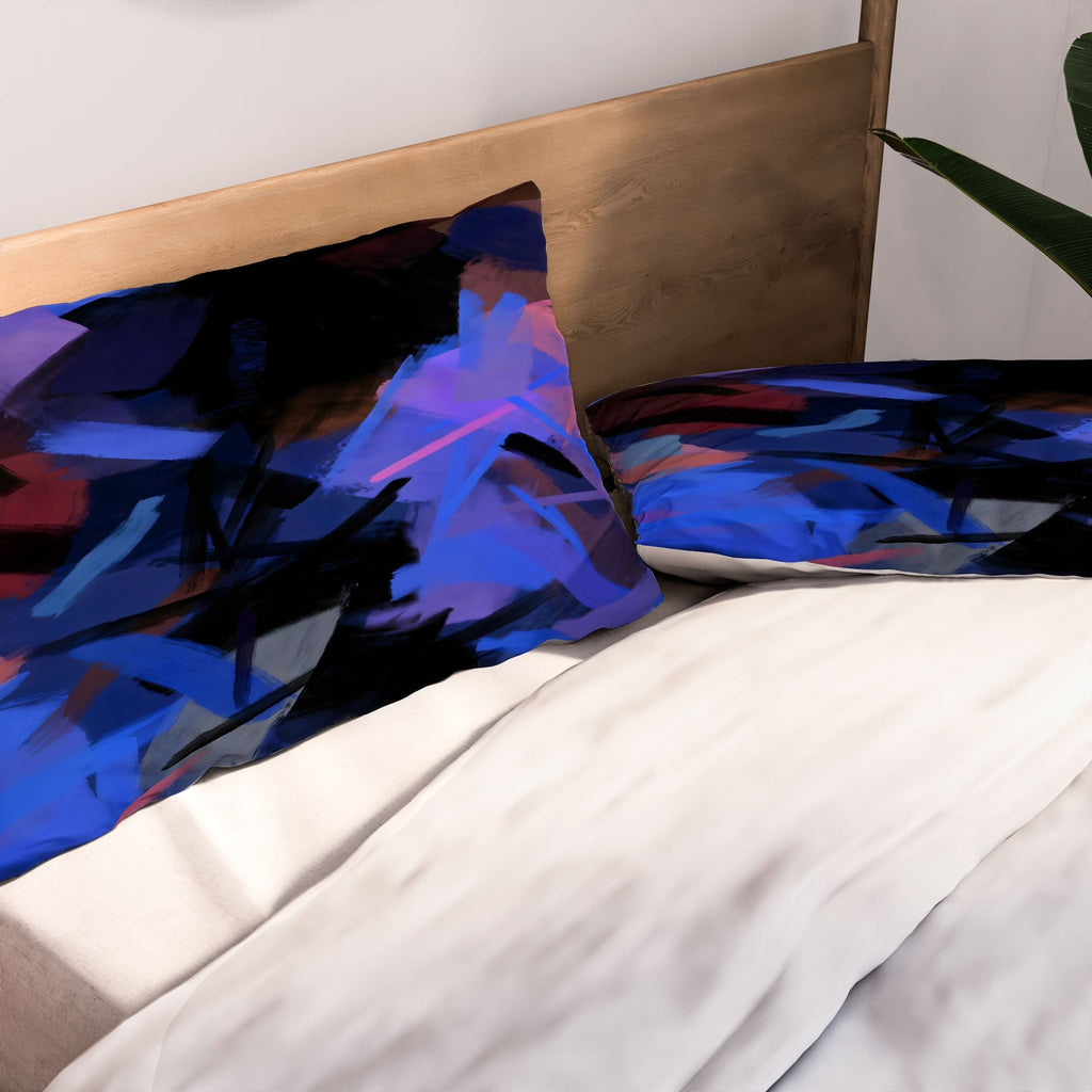 83 Oranges Midnight Sparks Pillow Shams