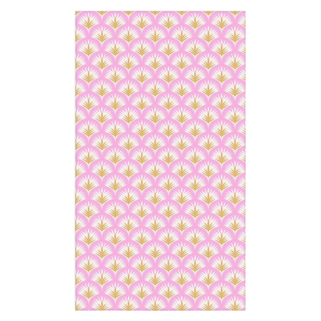 Jennifer Labre Pink Palmetto Tablecloth