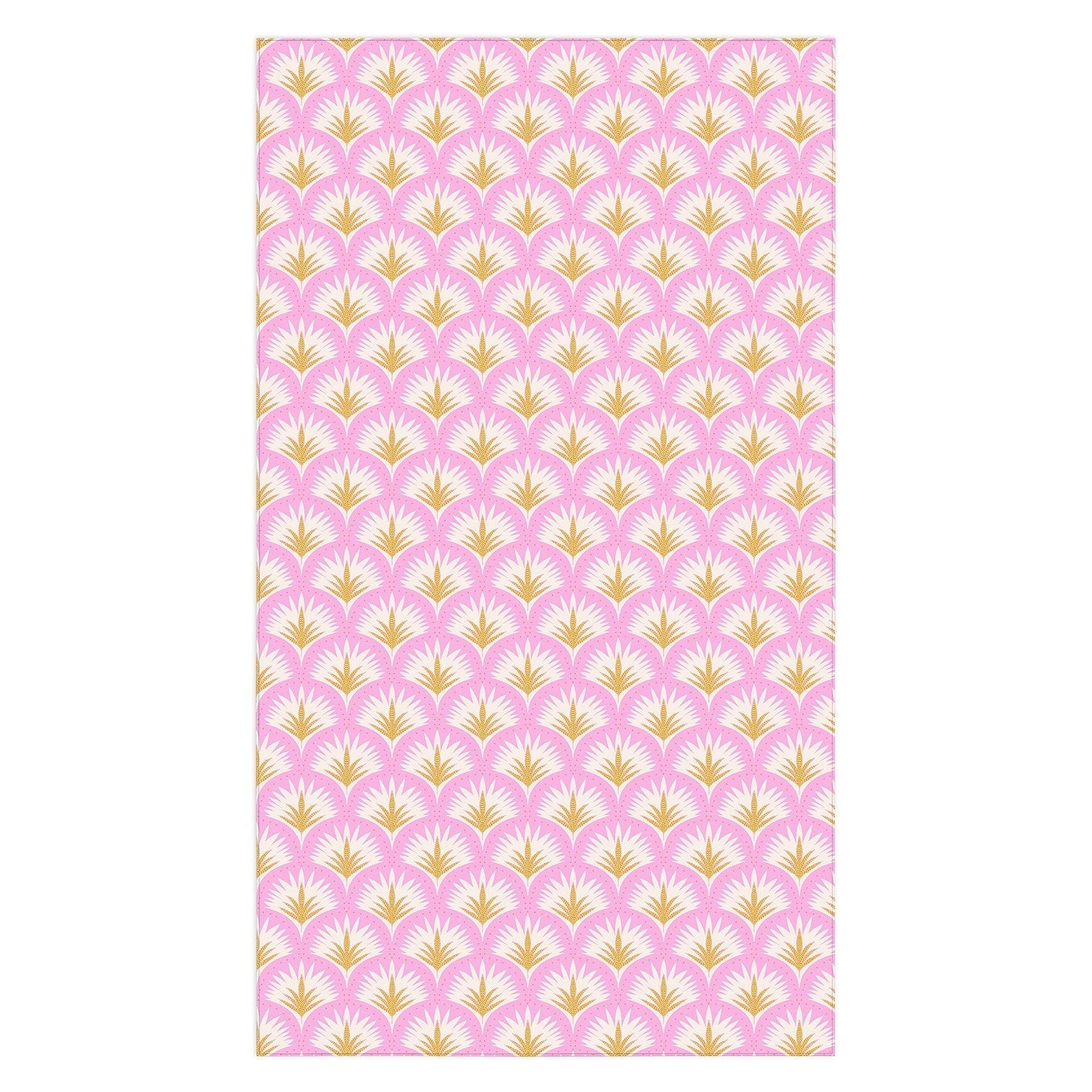 Jennifer Labre Pink Palmetto Tablecloth
