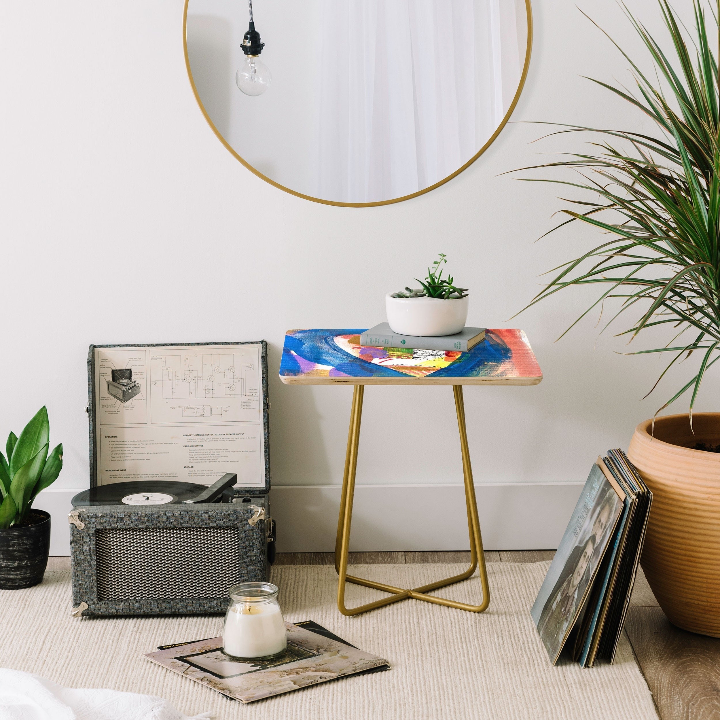 Natalie Baca Lucky in Love Side Table