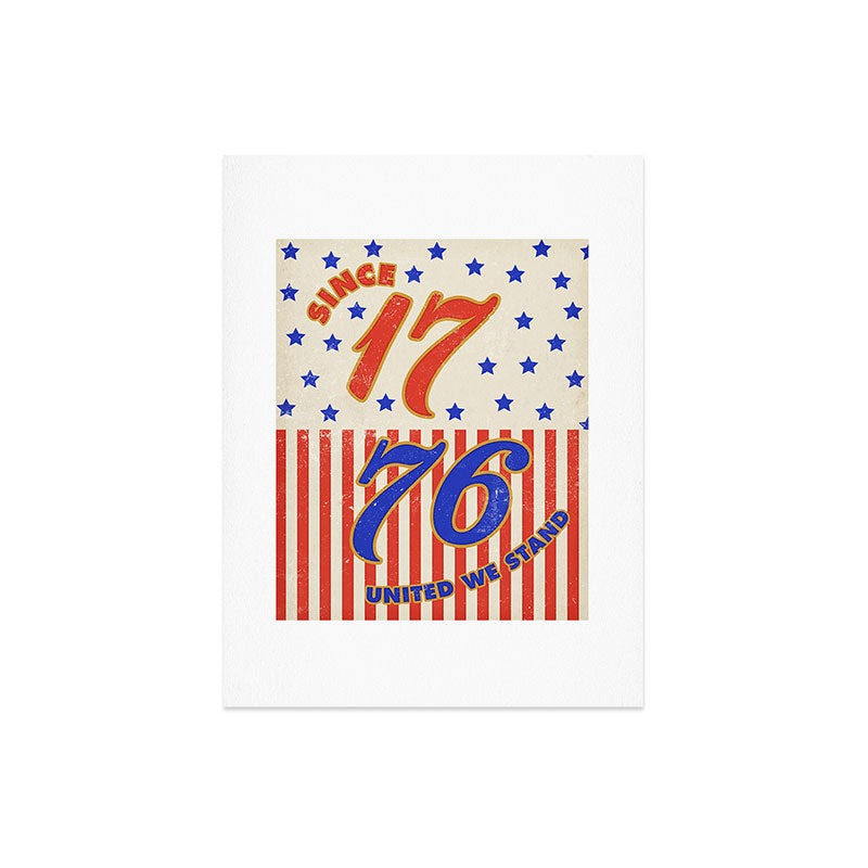 DENY Designs 1776 Stars Art Print