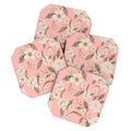 Gabriela Fuente Roberta in Pink Coaster Set