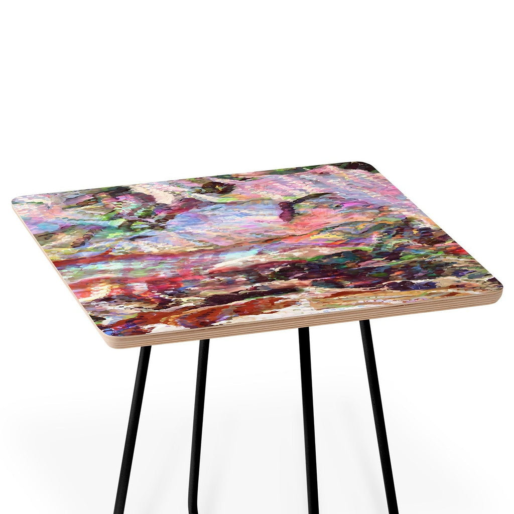 83 Oranges Sequin Haze Side Table