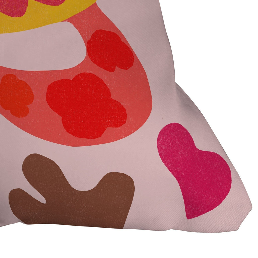 Garima Dhawan Cutouts 49 Outdoor Throw Pillow
