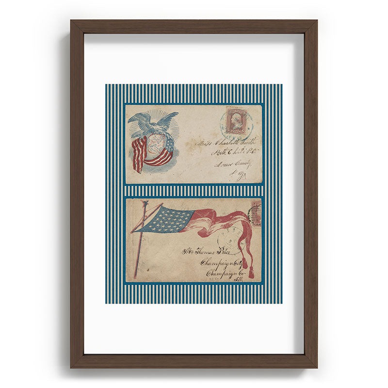 DENY Designs Civil War Envelopes Recessed Framing Rectangle