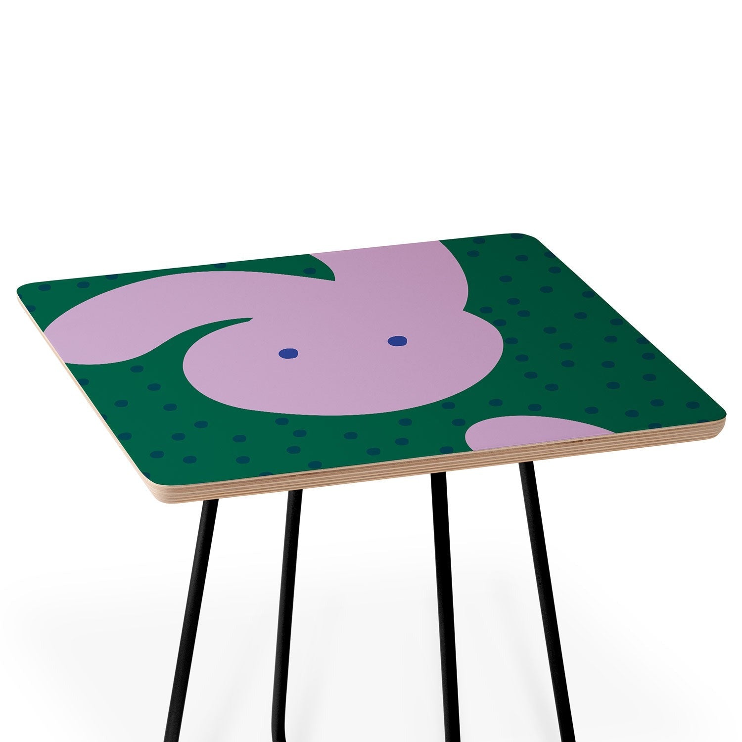 Camilla Foss Pebbles and Rabbit Side Table