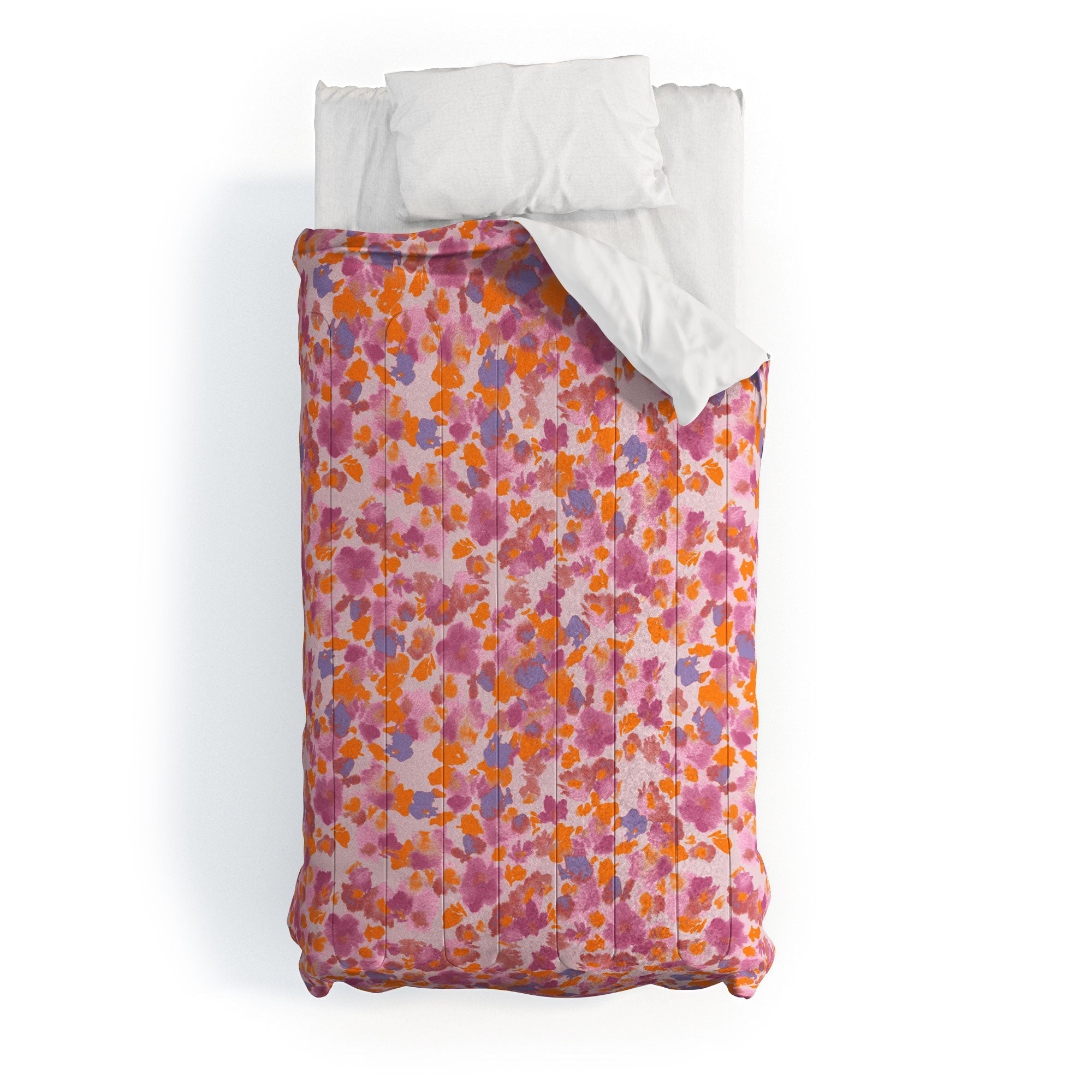 Gabriela Fuente Day Dreaming Watercolor Pink Comforter