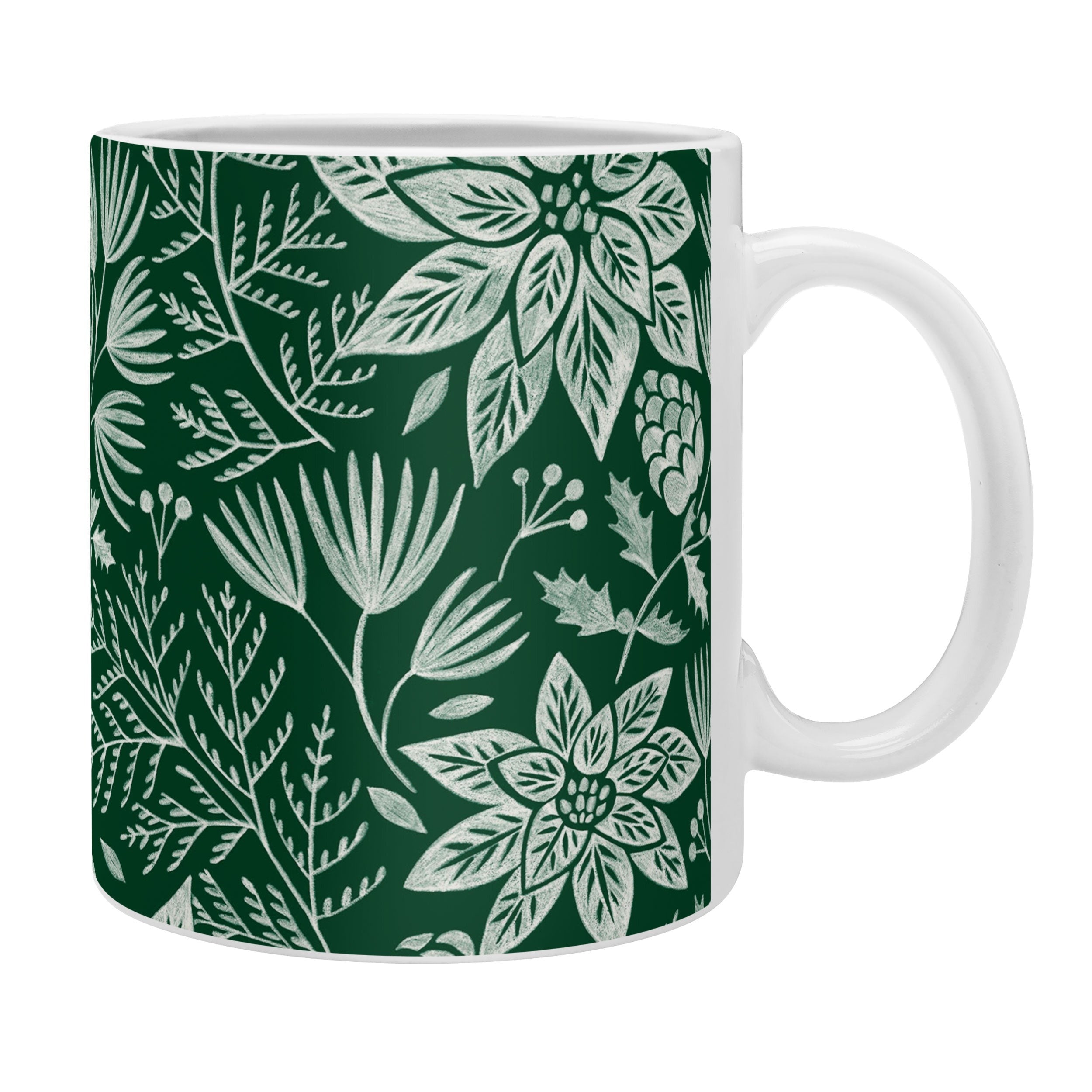Pimlada Phuapradit Christmas Poinsettia Coffee Mug