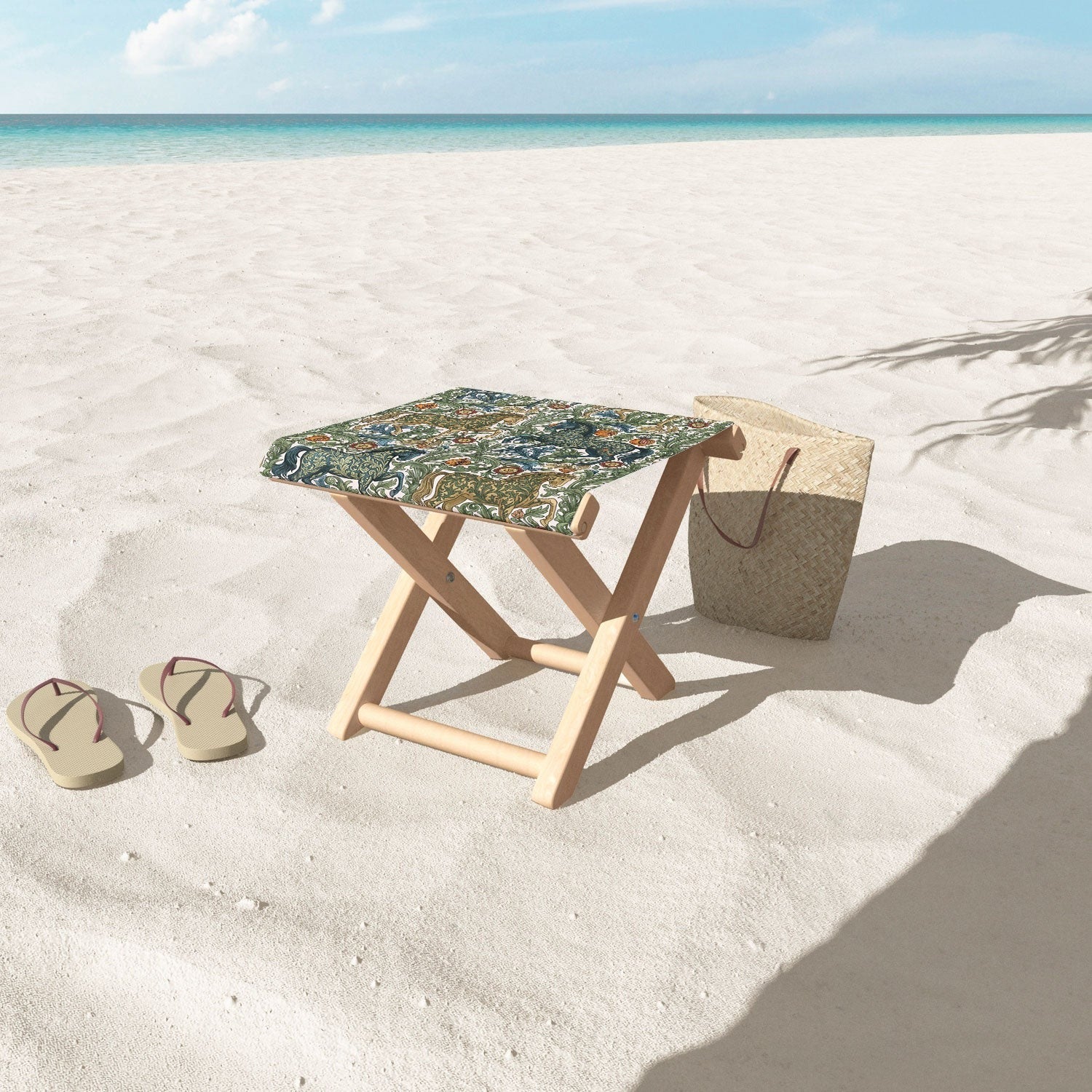 Marta Barragan Camarasa Renaissance Horse Garden Folding Stool