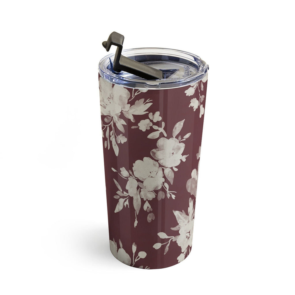 Marta Barragan Camarasa Antique Petal Romance Travel Mug