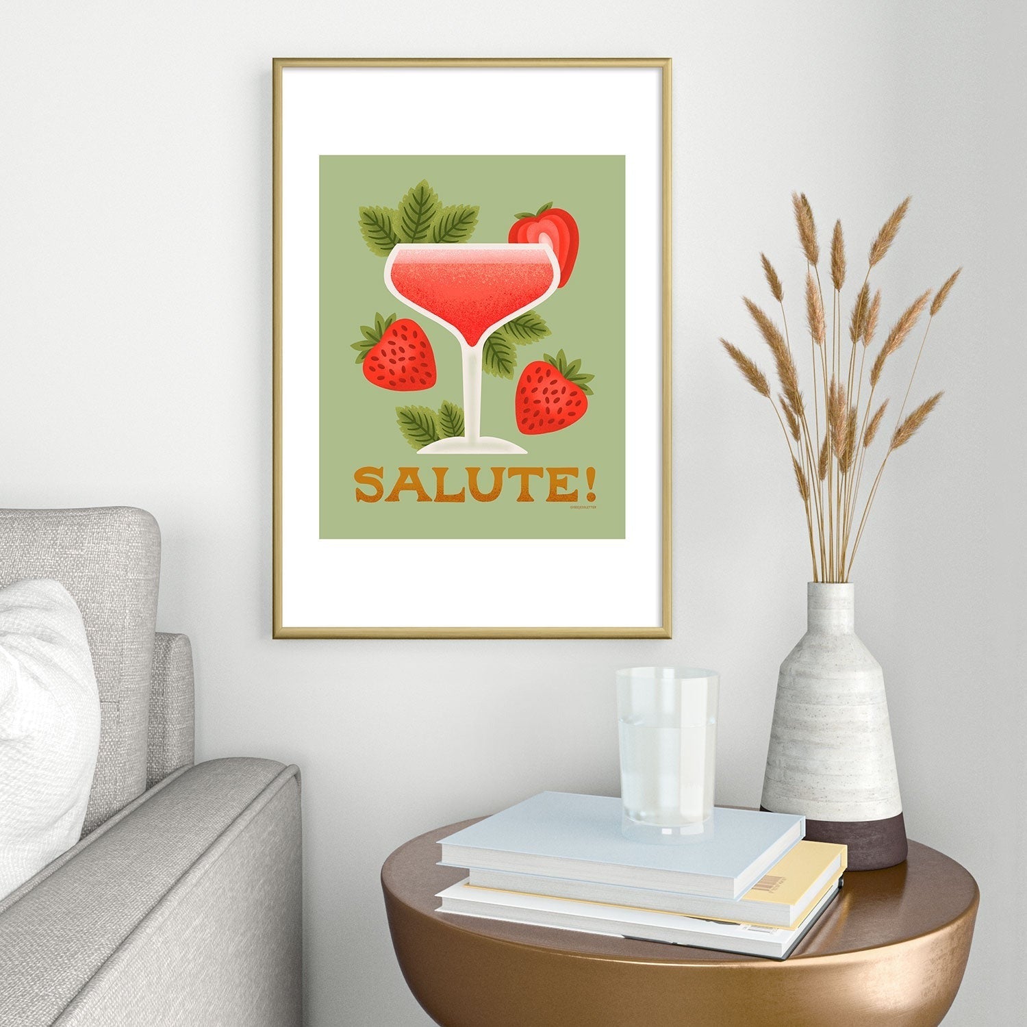 Jessica Molina Rossini Metal Framed Art Print