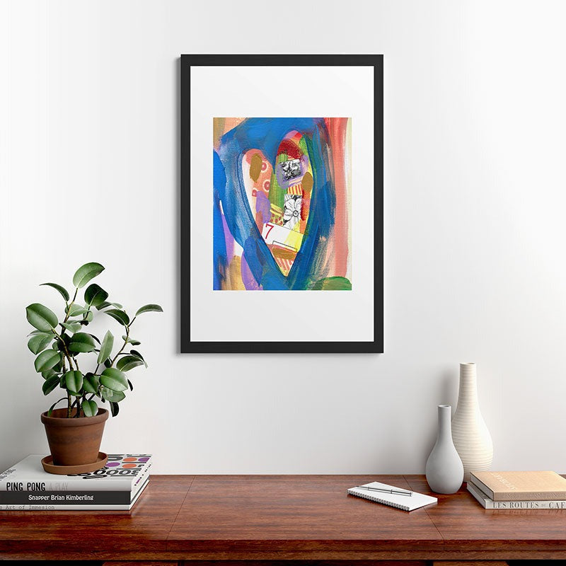 Natalie Baca Lucky in Love Framed Art Print