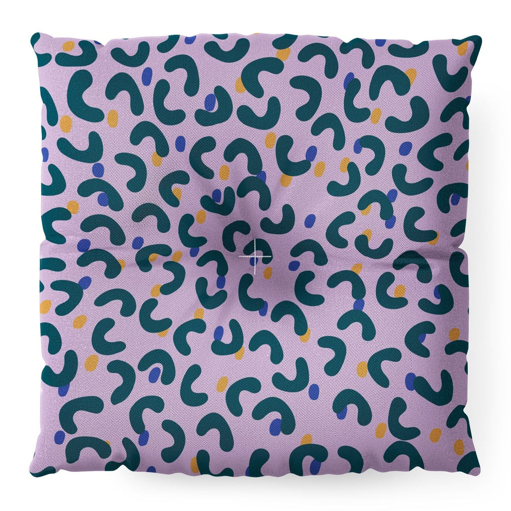 Camilla Foss Pebbles Mix Floor Pillow Square