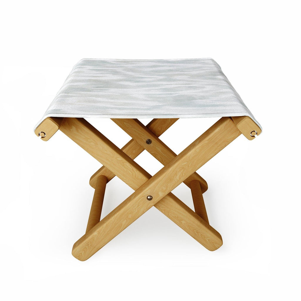 Jacqueline Maldonado Watercolor Wood Grain Folding Stool