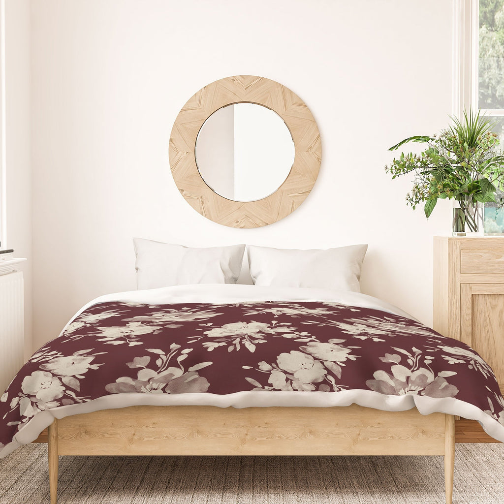 Marta Barragan Camarasa Antique Petal Romance Duvet Cover