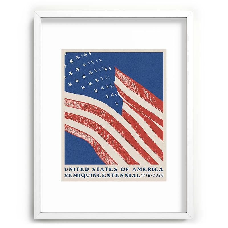 DENY Designs Stars n Stripes Semiquincentennial Recessed Framing Rectangle