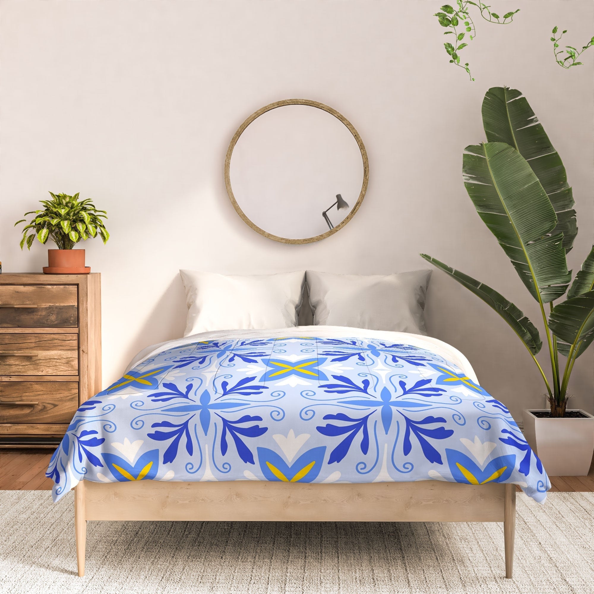 Design by Spark Dolce Vita Flourish Tile Comforter