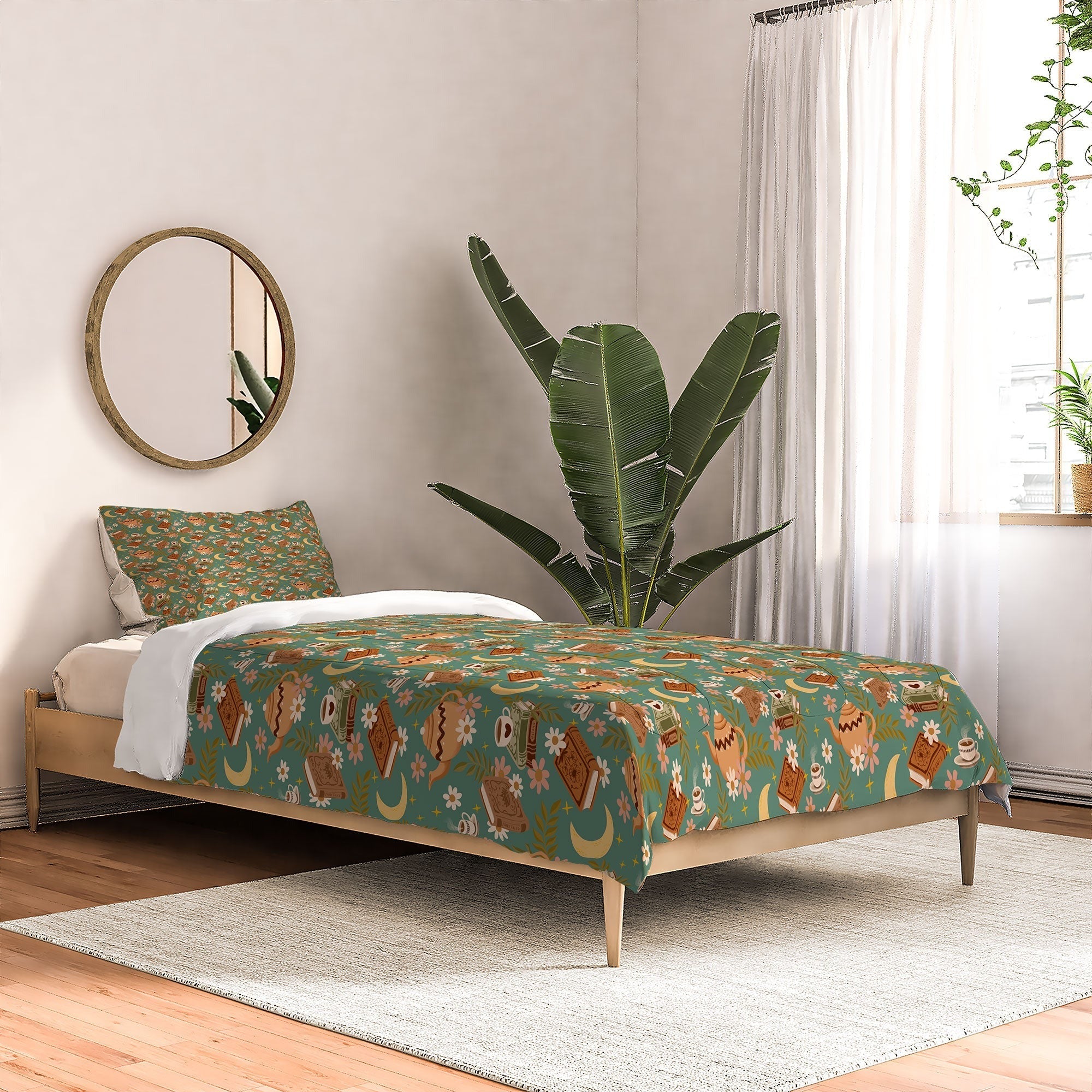 Avenie Moonlit Reading Nook I Comforter