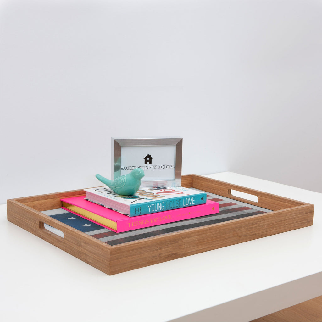DENY Designs Flag Attributed to Elizabeth Schuyler Hamilton Rectangular Tray