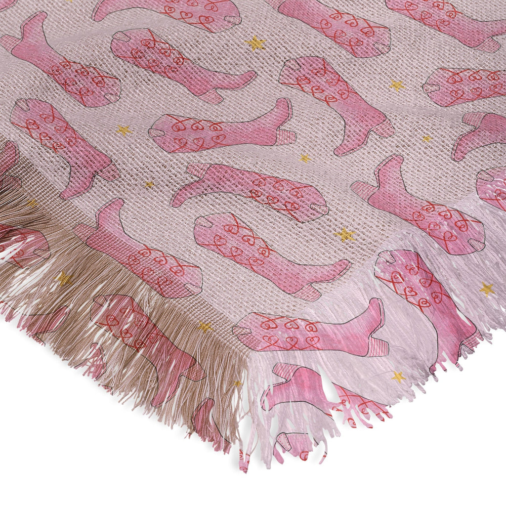 Love_Ryming Stars and Boots Throw Blanket