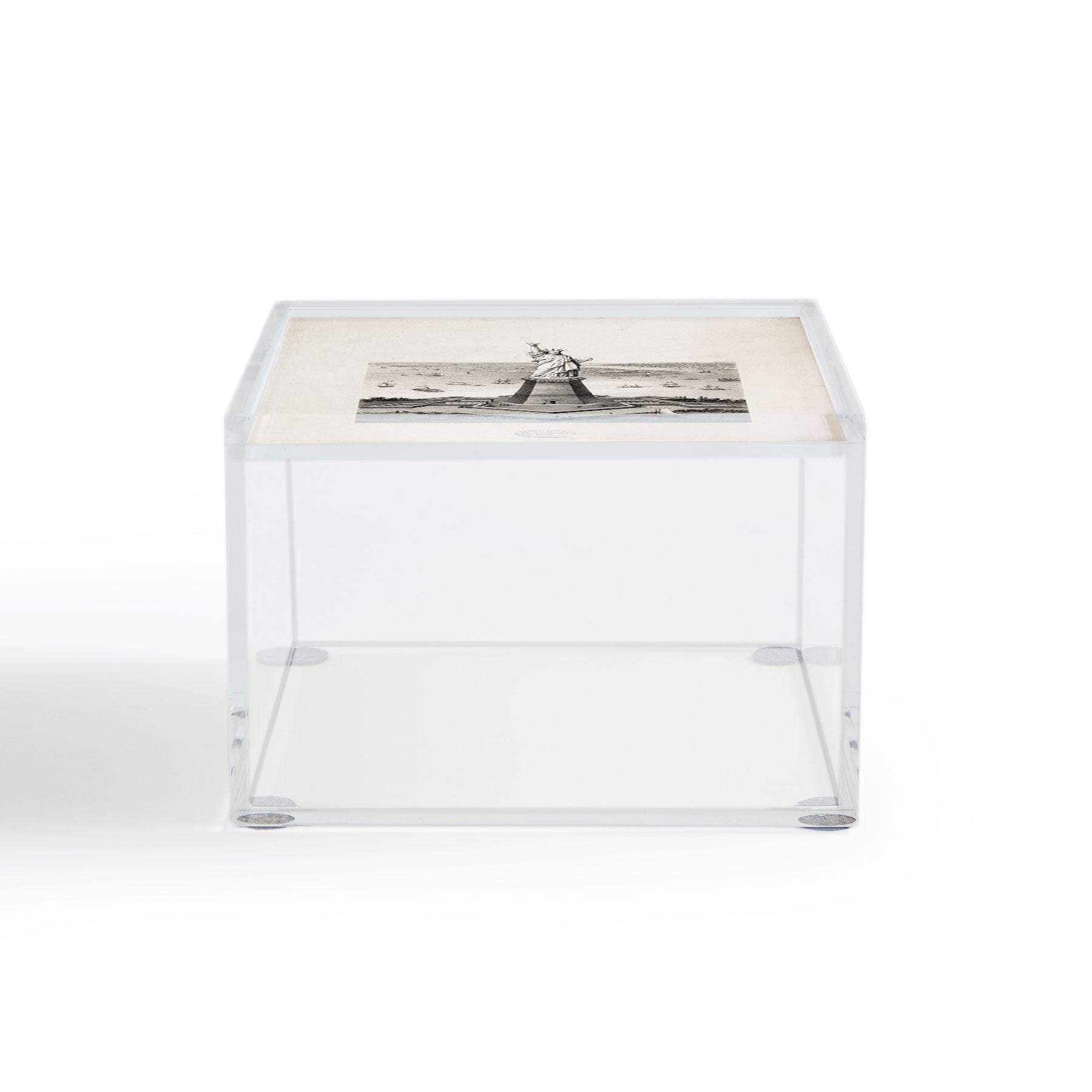 DENY Designs Vintage Lady Liberty Acrylic Box