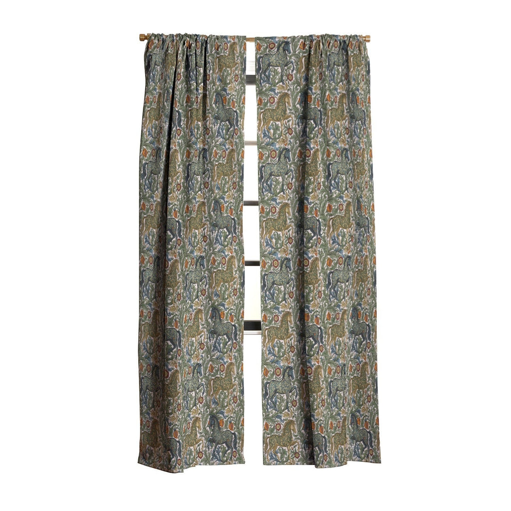 Marta Barragan Camarasa Renaissance Horse Garden Blackout Window Curtain
