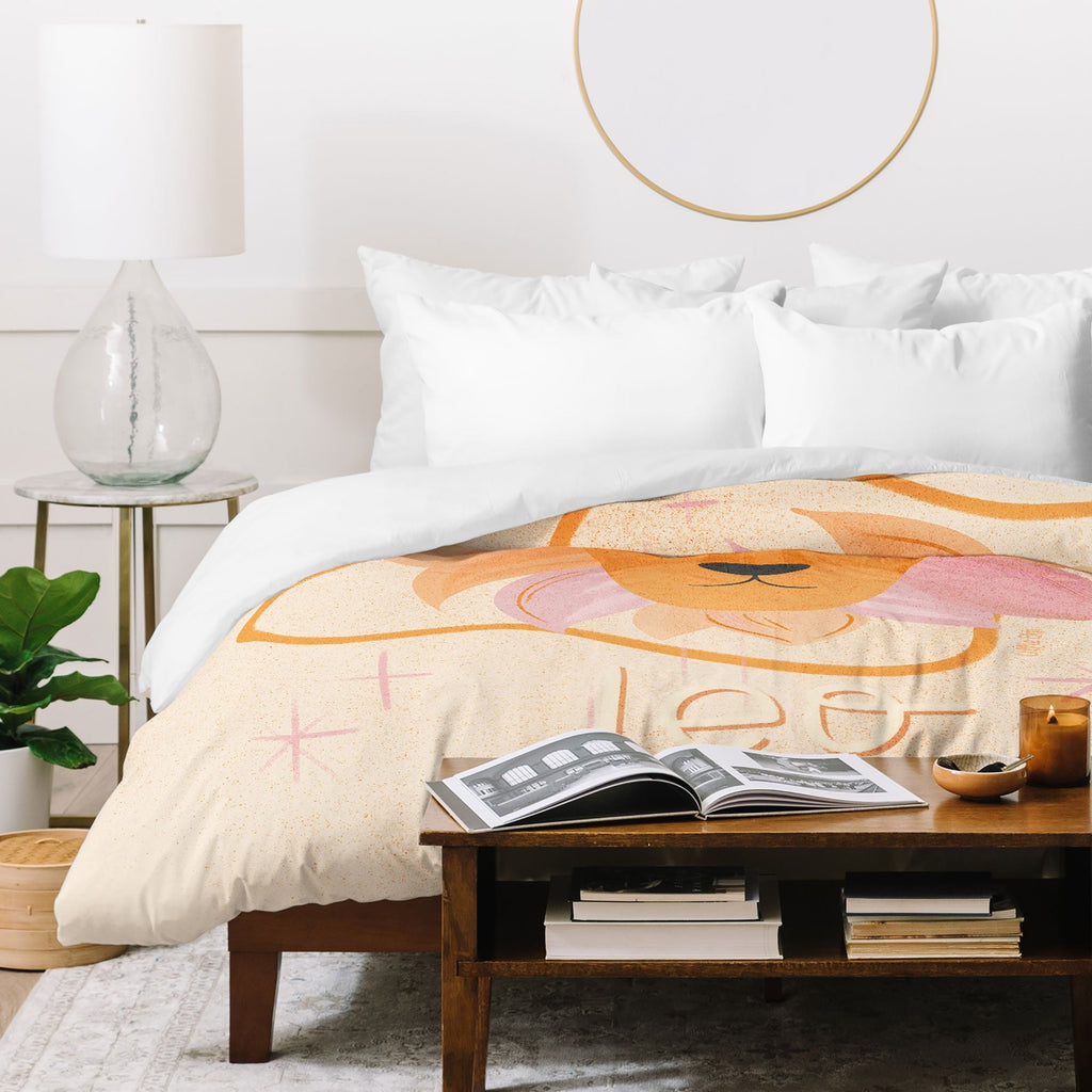 Little Om Zodiac Signs Leo Duvet Cover