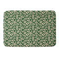 Avenie BR Cheetah Print In Green Memory Foam Bath Mat