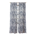 Avenie BR Navy Tiger Stripes Sheer Non Repeat