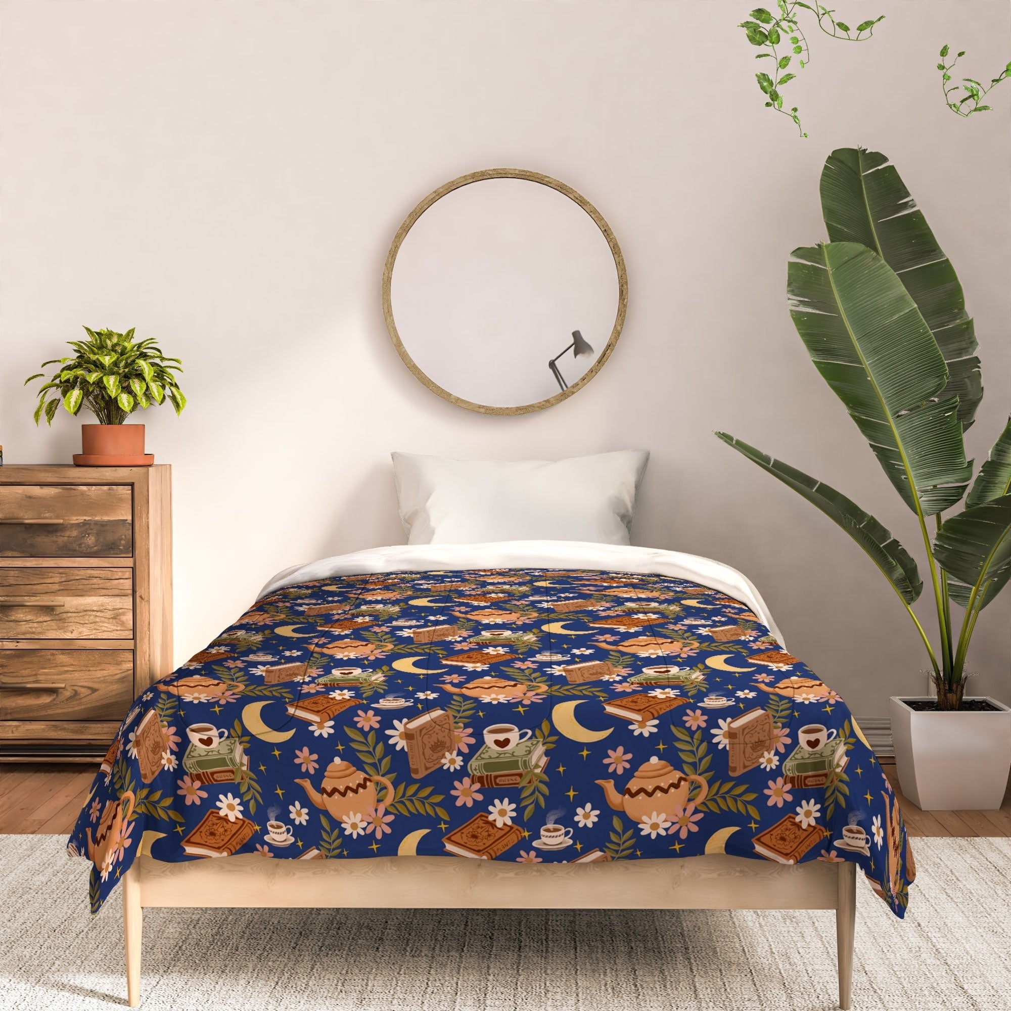 Avenie Moonlit Reading Nook II Comforter