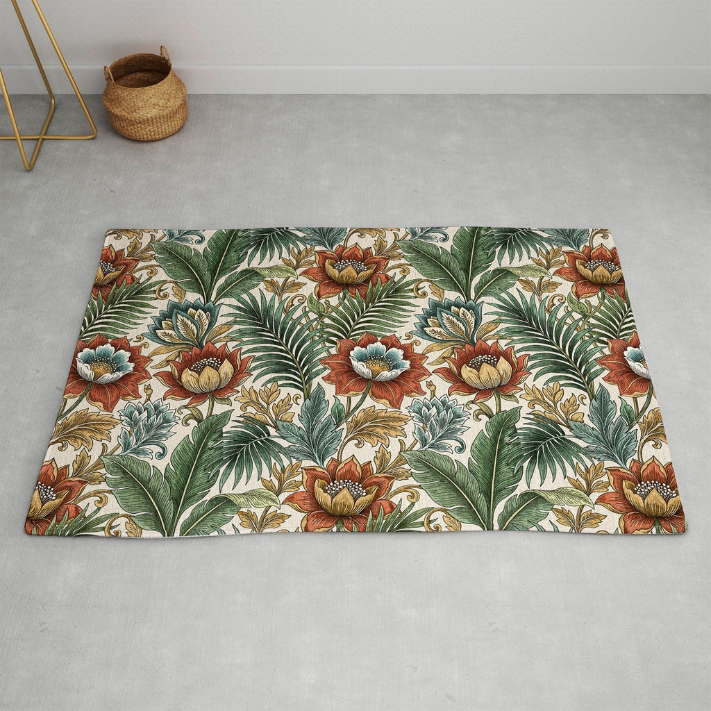 Marta Barragan Camarasa Retro Jungle Garden Area Rug