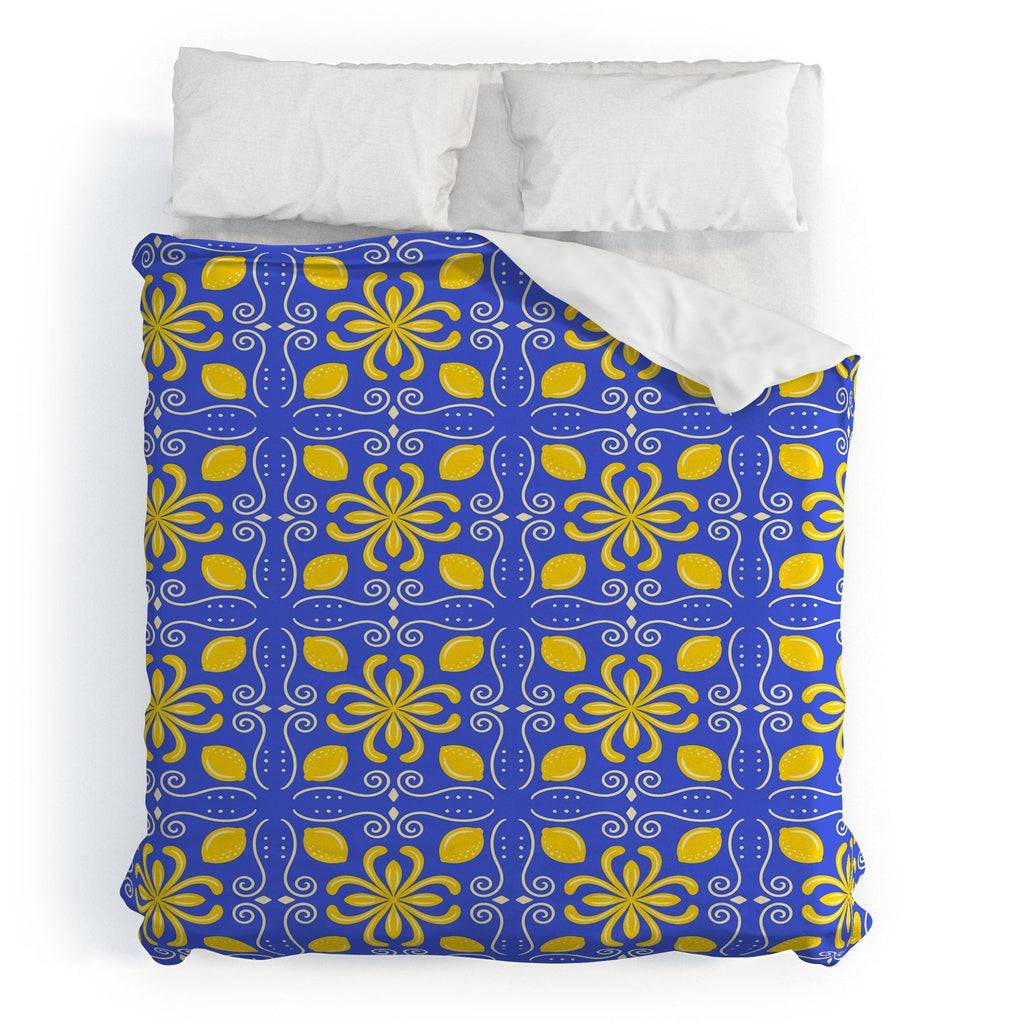 Design by Spark Dolce Vita Lemon Tile Duvet Cover