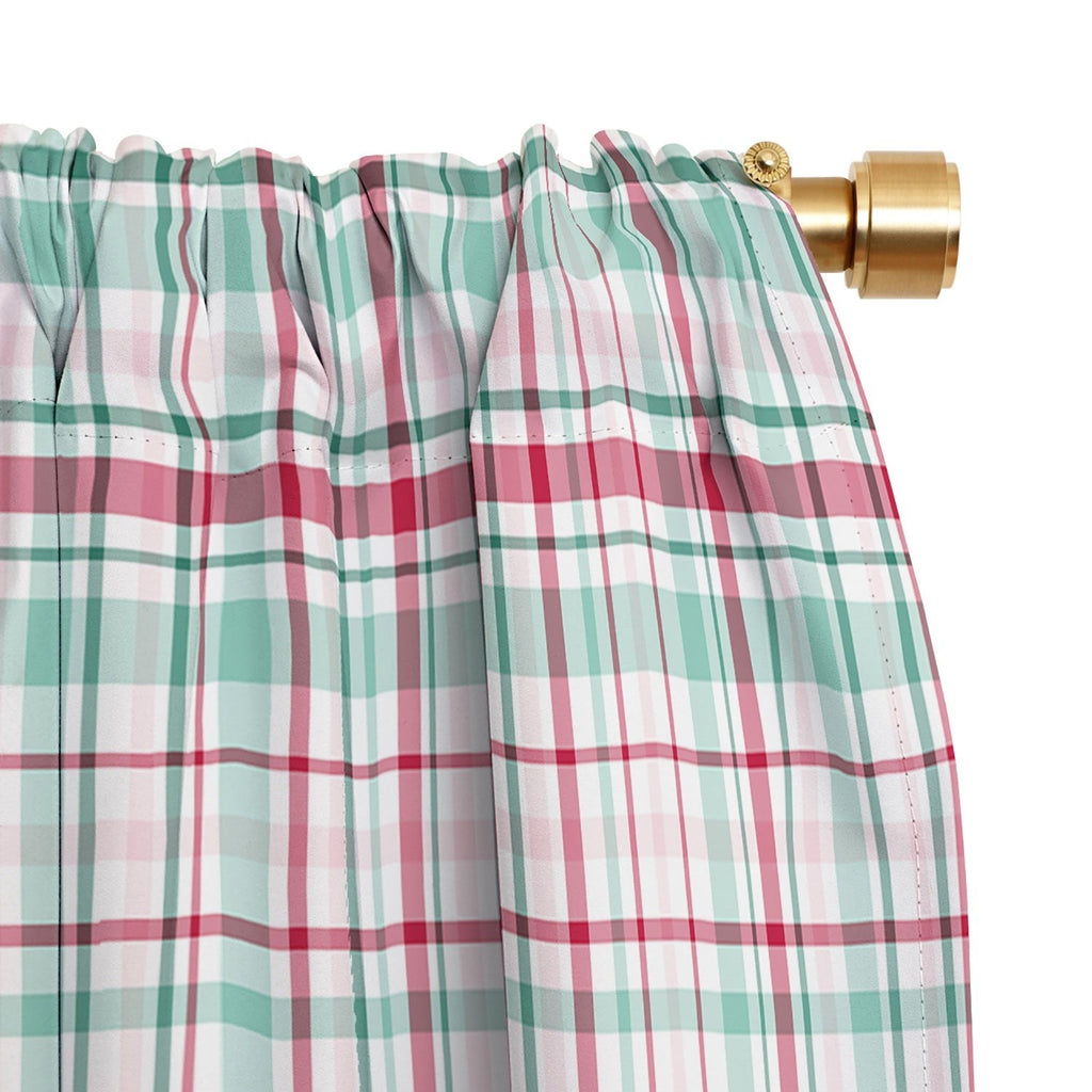 Lisa Argyropoulos Merry Vintage Plaid Blackout Window Curtain